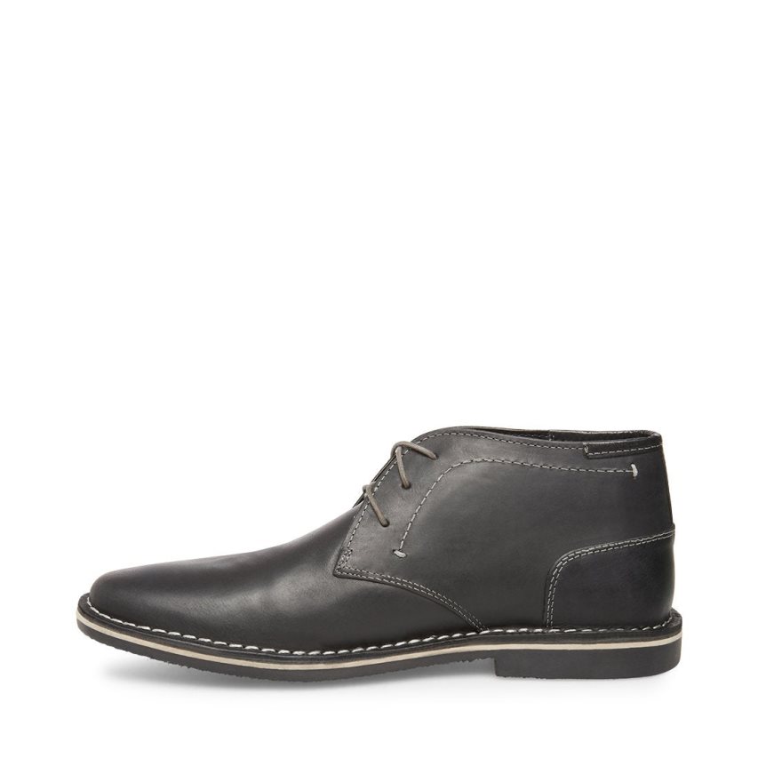 Botas Chukka Steve Madden Harken Cuero Hombre Negras | ES WZ6028